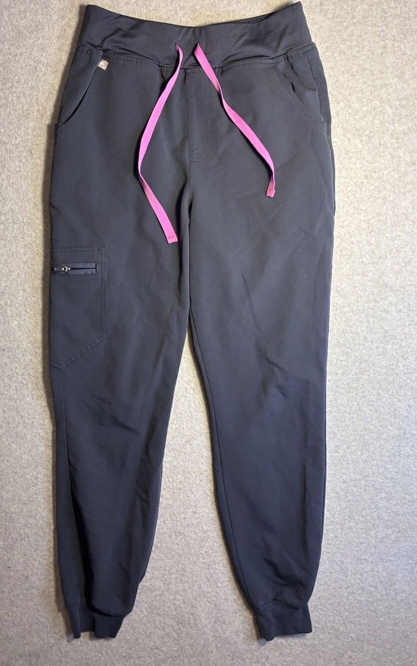 Figs Pants W Sz S Jogger Gray Navy Pink Technical Performance Nurse Comfort